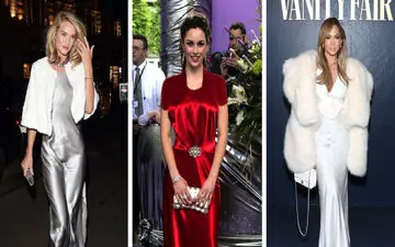 ساتن و جذابیت بی‌پایان؛ تصاویر به‌یادماندنی‌ترین لباس‌های ساتن