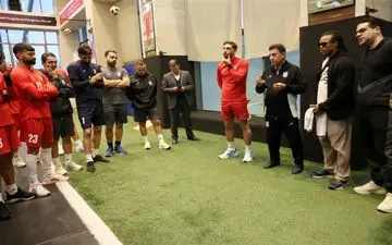 استارت تمرینات تیم ملی فوتبال در حضور داویدز 