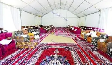 چادرهای VIP حج که مختص ثروتمندان سعودی است +تصاویر