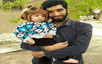 لحظه خداحافظی شهید محسن حججی با خانواده + فیلم