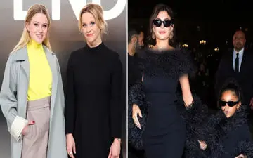 استایل‌های جذاب مادران و دختران سلبریتی در هفته مد پاریس