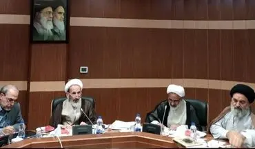 حضور حجت‌الاسلام حاجی صادقی و سردار جوانی در جلسه کمیسیون سیاسی مجلس خبرگان