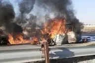 تصادف مرگبار در مشهد؛ راننده پراید در آتش سوخت
