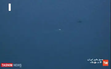 فیلم/ رصد زیردریایی آمریکایی توسط ارتش