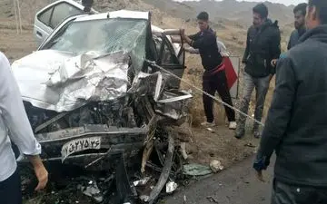 ١١ مصدوم در برخورد دو سواری پژو در محور بردسکن ـ سبزوار