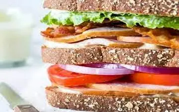  طرز تهیه ساندویچ بوقلمون با ژامبون | خیلی خوشمزه س!!