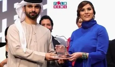 لباس پرنسسی "سحر دولتشاهی" در جشنواره فیلم امارات متحده + عکس