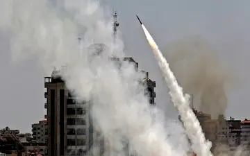 موشک باران "تل آویو" + فیلم