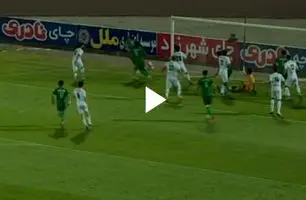 گل اول شمس آذر به پیکان توسط ربیع زاده + ویدئو
