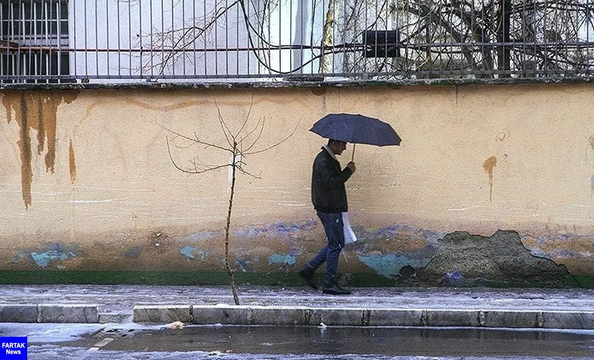  بارش "باران و تگرگ" همراه با رعدوبرق در تهران و بسیاری از استان‌های کشور