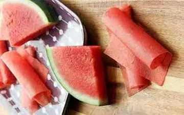 طرز تهیه لواشک هندوانه | طعم و رنگش بی نظیره!
