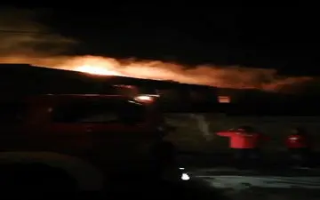 فوری/ آتش سوزی وسیع در بیمارستان دکتر مرادیان(مسیح)+فیلم