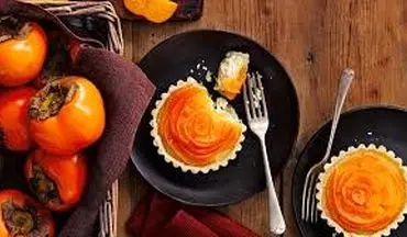 طرز تهیه  تارت خرمالو | خیلی خوشمزه س!