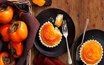 طرز تهیه  تارت خرمالو | خیلی خوشمزه س!