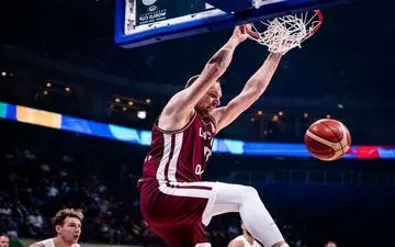 جام جهانی بسکتبال| لتونی در جایگاه پنجم ایستاد