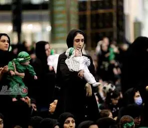  مراسم شیر خوارگان حسینی در مصلی تهران 