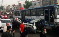 ببینید / مرگ 14 نفر در تصادف اتوبوس شرکت واحد!/ یک خبر جعلی برای یک فیلم واقعی 