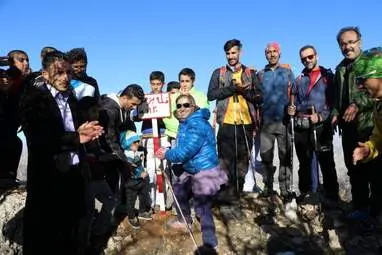 برگزاری همایش کوهپیمایی خانوادگی یادواره عادل الیاسی در گهواره 