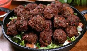 (ویدئو) طرز تهیه کوفته کباب مراکشی خوشمزه با ۵۰۰ گرم گوشت چرخ‌کرده