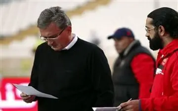  بازدید برانکو از زمین و امکانات محل تمرین پرسپولیس 