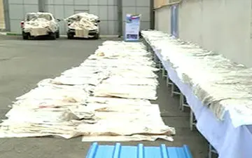 کشف یک تن هروئین در مرز بازرگان + فیلم 