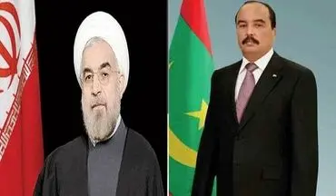 پیام تبریک رییس جمهور موریتانی به حسن روحانی