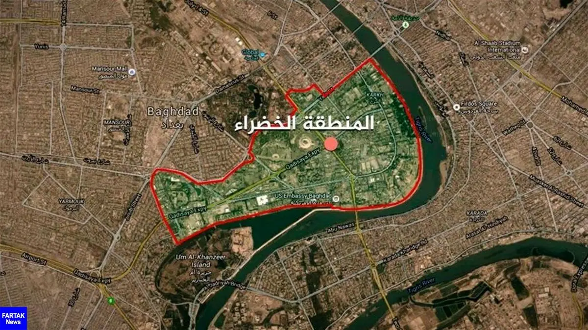 اصابت دو موشک کاتیوشا به منطقه سبز بغداد