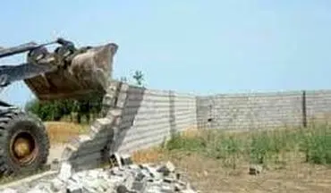 ‍ تخریب ساخت وسازهای غیرمجاز در اراضی زراعی و باغات شهرستان کرمانشاه