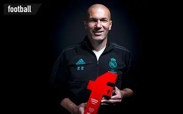 زیدان بهترین مربی فرانسوی سال 2017 شد 