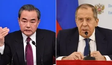 گفت‌وگوی تلفنی وزیران خارجه چین و روسیه