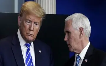 ترامپ: اگر مایک پنس شجاعت داشت نتیجه متفاوتی در انتخابات رقم می‌خورد