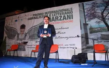 افتخارآفرینی خبرنگار ایران در ایتالیا + فیلم