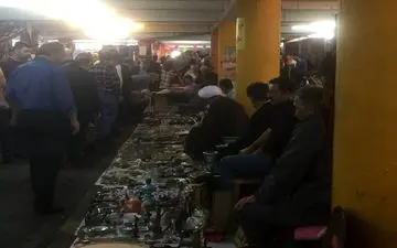 عکس/ دستفروشی یک روحانی در تهران