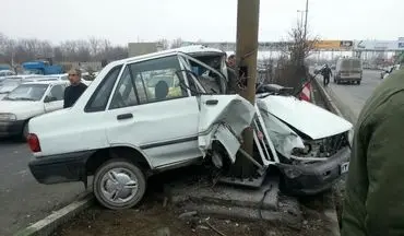 حادثه رانندگی در محور امام رضا (ع) ۴ مصدوم برجای گذاشت