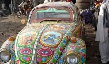عکس/ ماشین عروس متفاوت در پاکستان