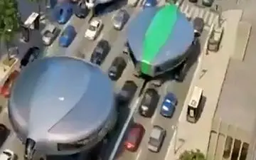 طراحی فوق العاده برای رهایی خودرو های امداد رسانی در ترافیک + فیلم