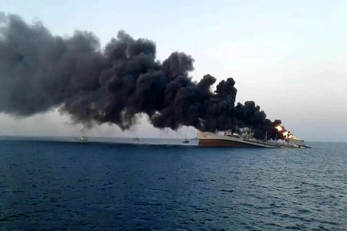 غرق شدن رزمناو روسی «مسکوا» در دریای سیاه