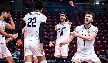 لیگ ملت‌های والیبال| برد قاطع ایران مقابل کانادا