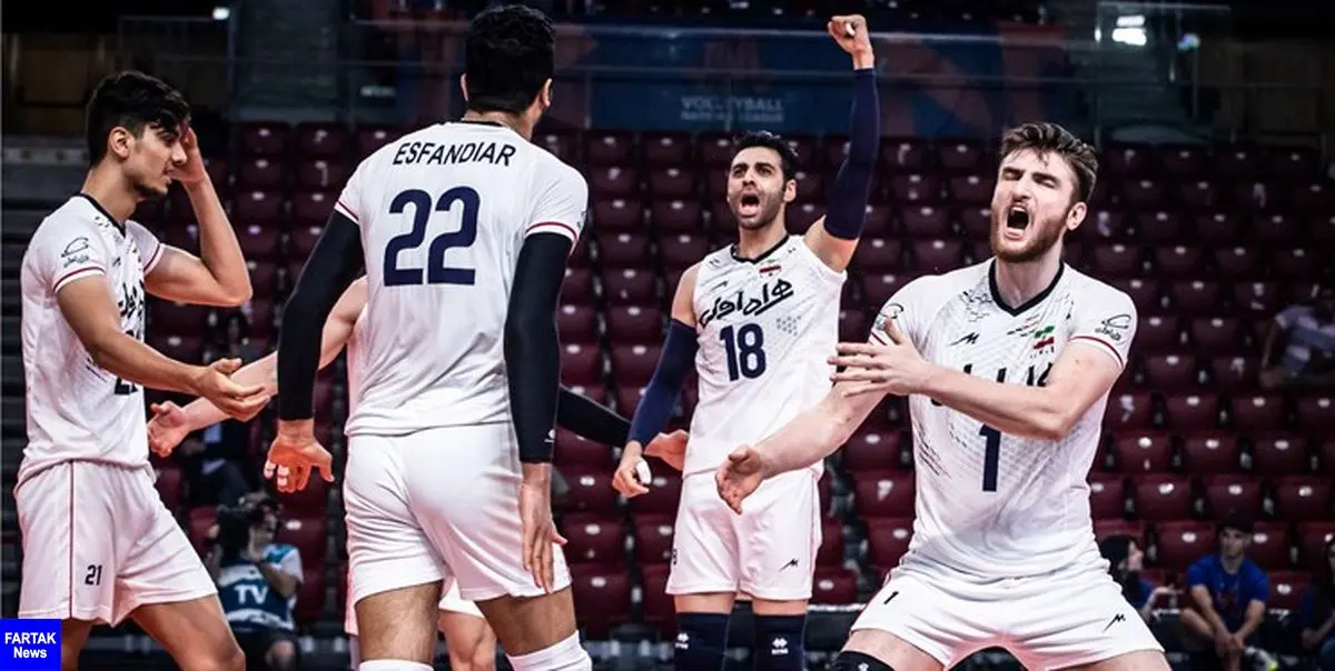 لیگ ملت‌های والیبال| برد قاطع ایران مقابل کانادا