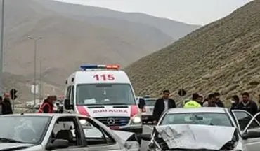 برخورد مرگبار دو خودرو در گردنه ماموخ؛ یک کشته و ۷ مجروح