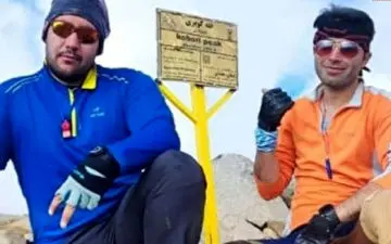 مرگ 2 کوهنورد از کارکنان بیمارستان امام خمینی (ره) کرمانشاه + عکس 