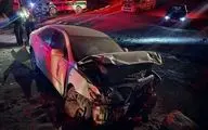 برخورد دو خودرو در محور ارومیه یک فوتی و ۲ مصدوم برجای گذاشت
