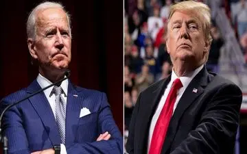  پیشتازی 8 درصدی بایدن نسبت به ترامپ