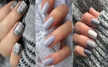 شیک و خاص با تم طوسی؛ جدیدترین مدل‌های طراحی ناخن را ببینید