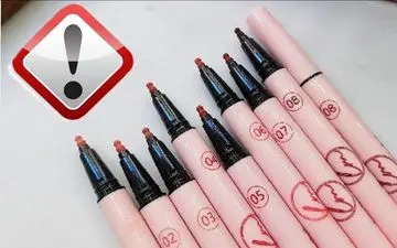 لیست اسامی محصولات آرایشی غیرمجاز لب