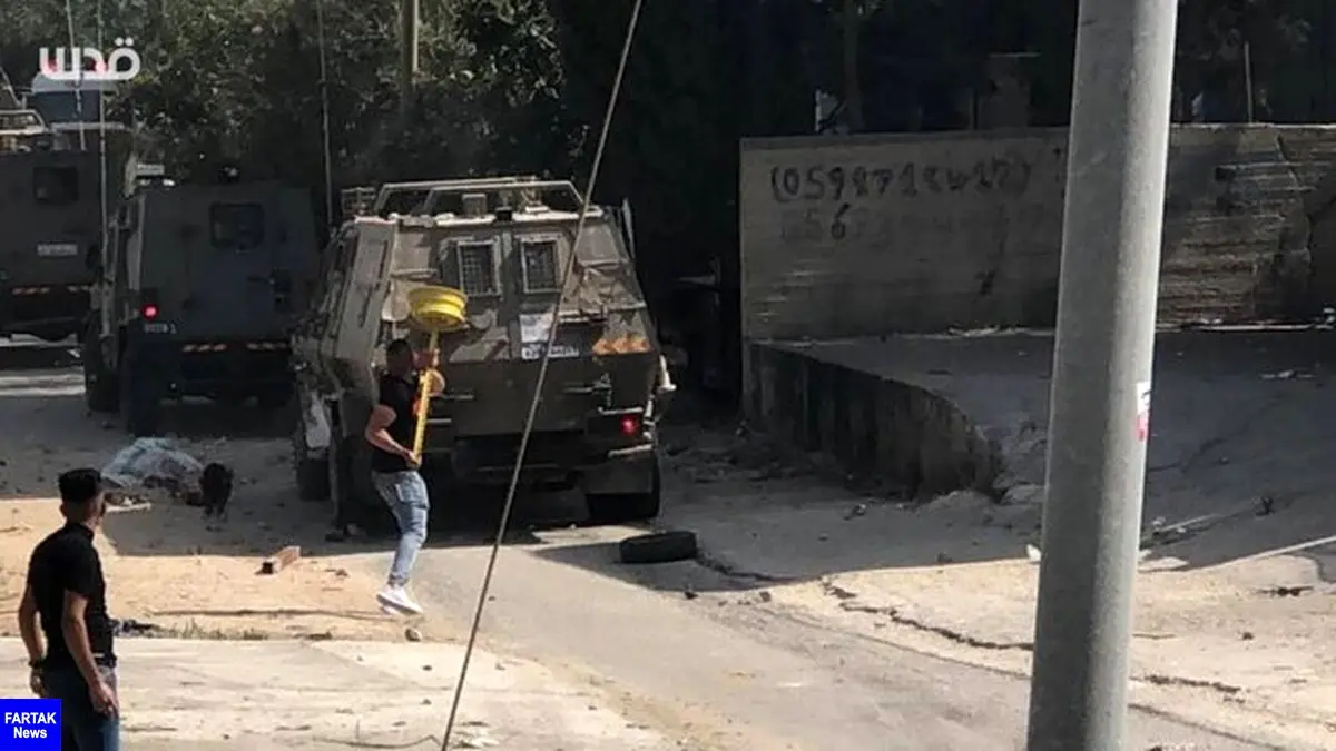 زخمی شدن ۵۰ فلسطینی در درگیری‌های امروز در شرق نابلس