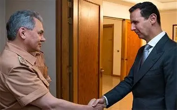 دیدار وزیر دفاع روسیه با اسد در دمشق 