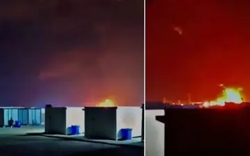 حمله پهپادی به میدان گازی کورمور در سلیمانیه عراق