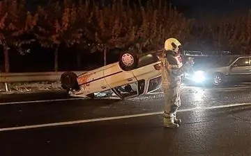 تصادف مرگبار در محور داریون-شیراز ۸ کشته و زخمی برجا گذاشت
