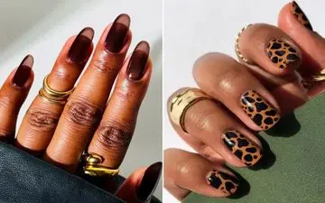 ایده‌ ناخن‌ پاییزی؛ ۲۴ طرح ترند و جذاب برای پاییز